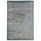 Platinum Trellis Area Rug Blue Black 8X11 Geometric Soft Polyester Multidimensional